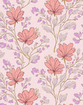 Delicate Floral Vine Pattern Rug