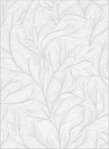 Minimalist Leaf Vine Contour Pattern Rug