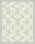 Ornate Floral Damask Pattern Rug