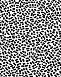 Abstract Black Pebble Pattern Rug