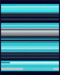 Modern Stripped Blue And White Design Rug