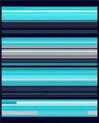 Modern Stripped Blue And White Design Rug