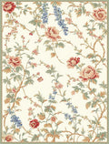 Floral Garden Branch Pattern Rug