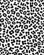 Abstract Black White Patterned Rug