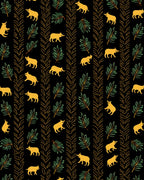 Abstract Floral Creature Pattern Design Rug