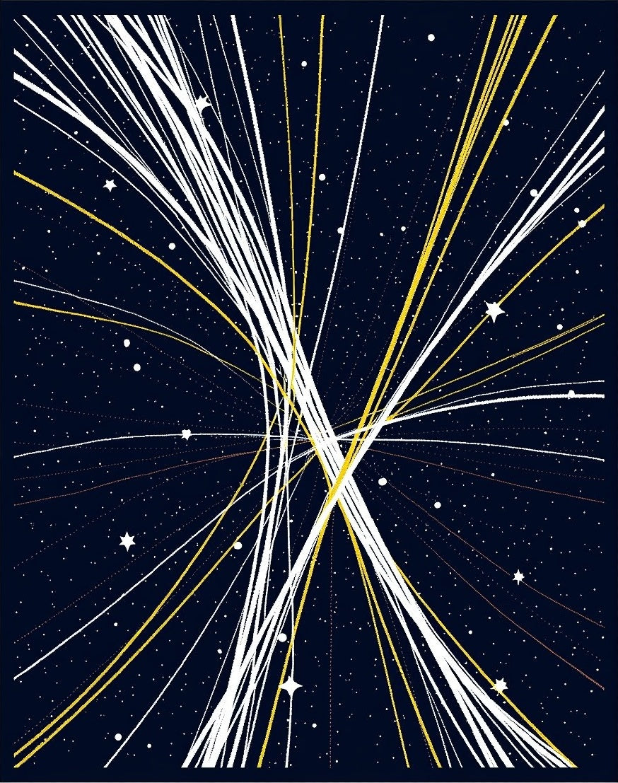 Cosmic Burst Bright Starburst Rug