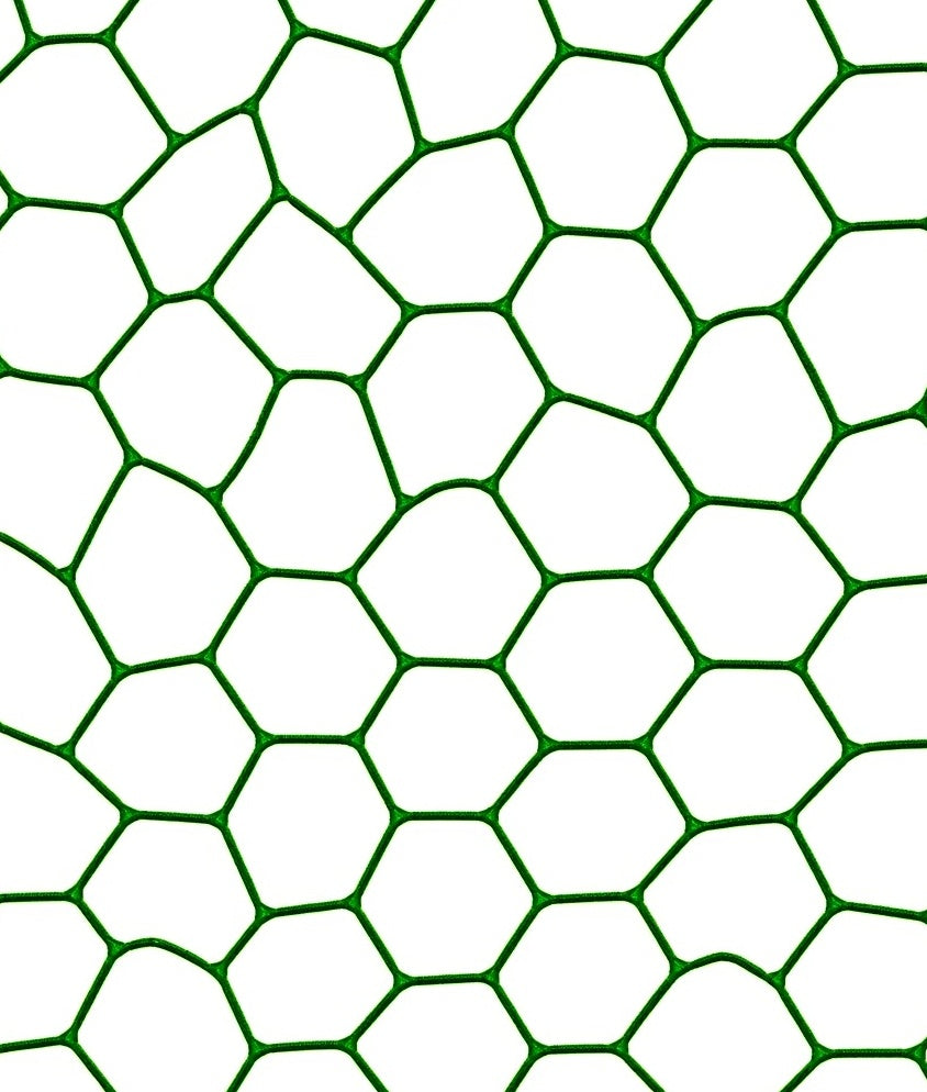 Emerald Green Hexagon Network Rug