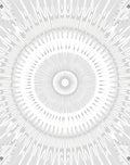 Radiant Sunburst Medallion Mandala Rug