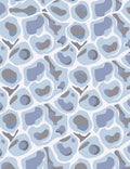 Abstract Organic Blue Tone Rug