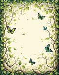 Nature Inspired Butterfly Design Rug