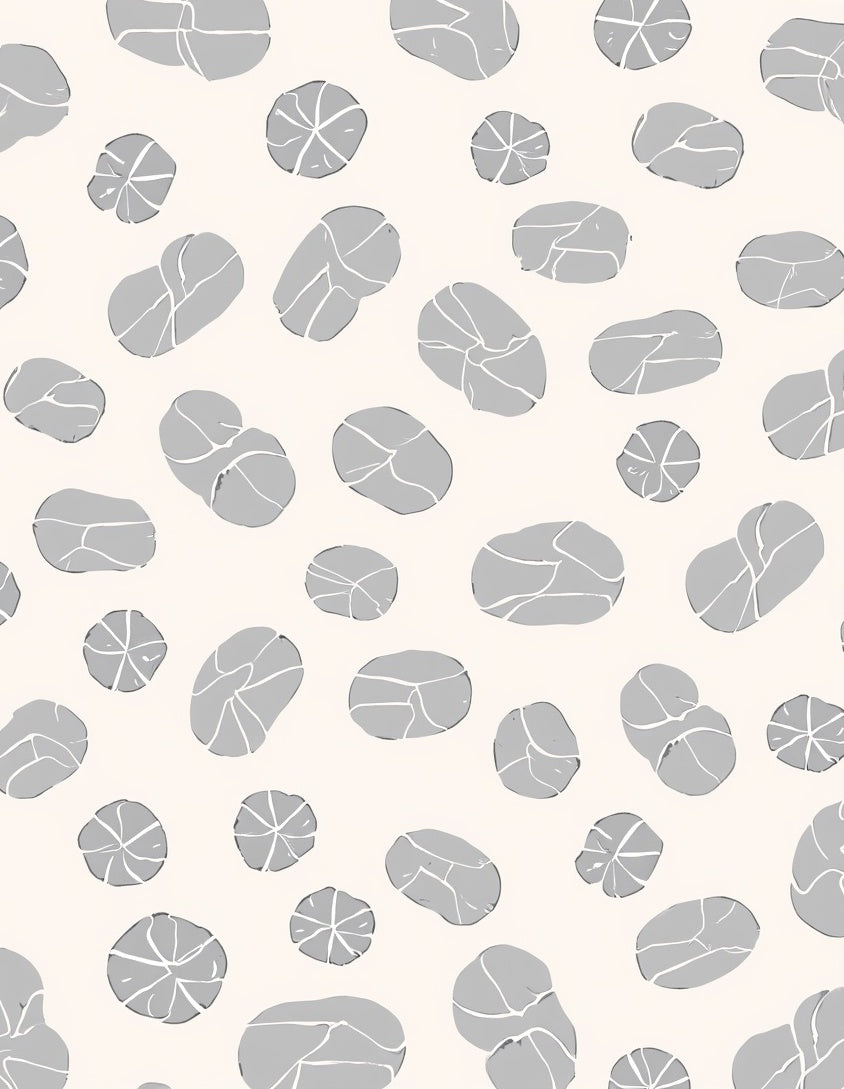 Pebble Pattern Abstract Textured Design Rug