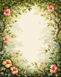 Enchanted Forest Floral Arch Rug