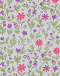 Whimsical Garden Floral Pattern Rug