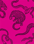 Bold Tiger Stripe Abstract Pattern Rug