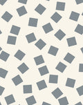 Scattered Square Pattern Grey Rug
