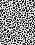 Black Circles Pattern Abstract Design Rug