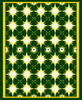Radiant Starburst Geometric Pattern Rug