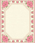 Floral Vintage Polka Dot Accent Rug