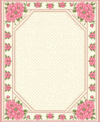 Floral Vintage Polka Dot Accent Rug
