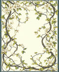 Botanical Flourish Vine and Blossom Rug
