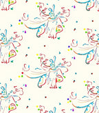 Abstract Colorful Confetti Celebration Rug