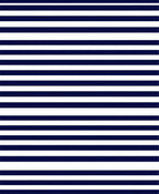 Classic Navy White Stripe Pattern Rug