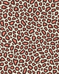 Pink Brown Spots Animal Print Rug
