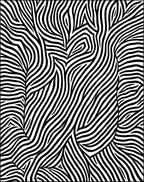 Bold Black White Abstract Lines Rug