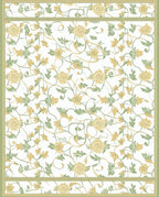 Charming Floral Vine Pattern Rug