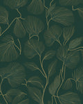 Elegant Botanical Line Art Rug