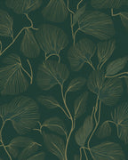 Elegant Botanical Line Art Rug
