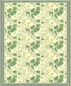 Vintage Floral Vine Pattern Rug
