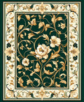 Ornate Floral Vines Pattern Rug