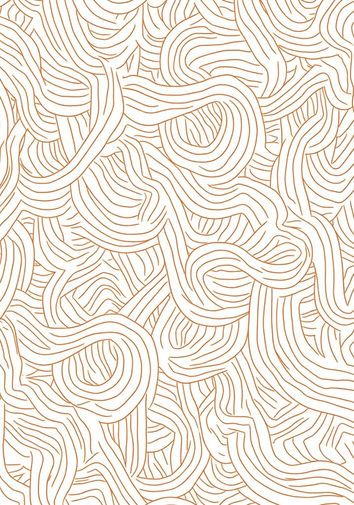 Abstract Swirls Pattern Rug
