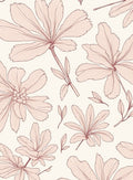 Delicate Botanical Floral Pattern Design Rug