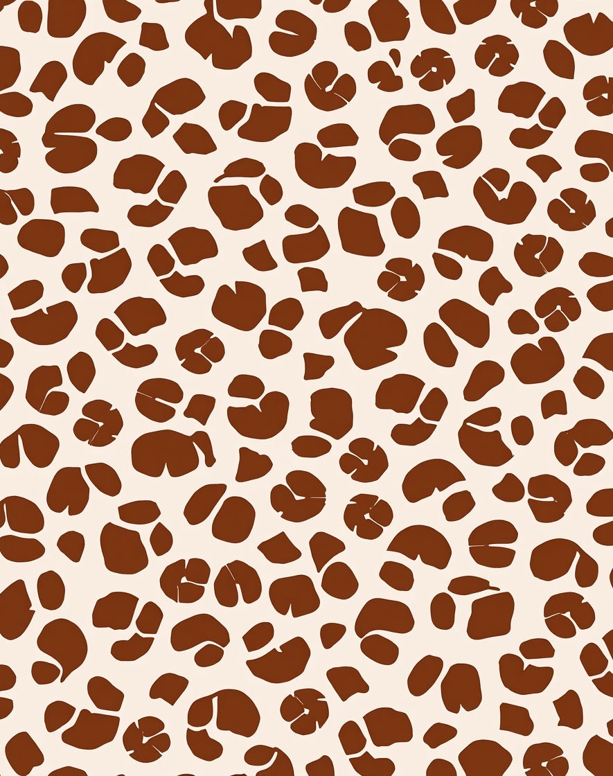 Abstract Spotted Animal Print Design Rug