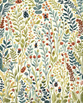 Whimsical Garden Bugs Blossoms Pattern Rug