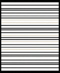 Black Tan Horizontal Stripe Pattern Rug