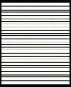 Black Tan Horizontal Stripe Pattern Rug