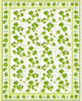 Green Leaf Vine Patterned Rug