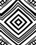 Bold Geometric Diamond Pattern Rug