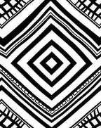 Bold Geometric Diamond Pattern Rug