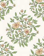 Elegant Peach Blossom Vine Pattern Rug