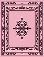 Elaborate Scrollwork Floral Pattern Rug