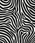 Wild Animal Print Stripes Rug