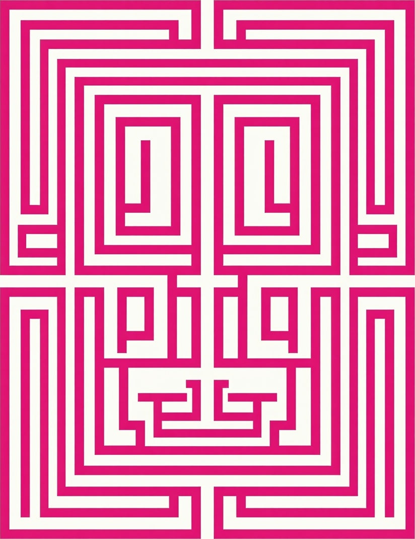 Modern Geometric Lines Rug