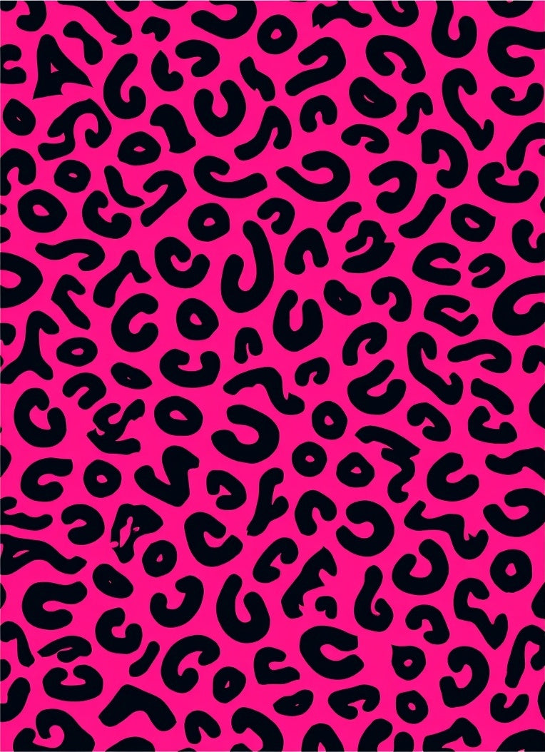 Hot Pink Animal Wild Spot Design Rug