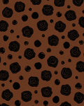 Textured Blossom With Circles Pattern Rug