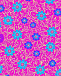 Vibrant Floral Whimsical Pattern Rug