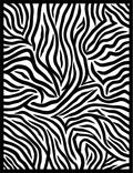 Wild Zebra Stripe Pattern Rug